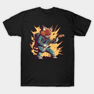 Cat Guitarist T-Shirt